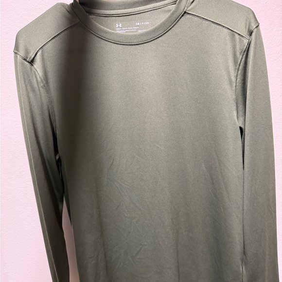 Under Armour Men's Olive Long Sleeve Tee - Picture 1 of 1